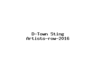 D-Town Sting Artists-row-2016