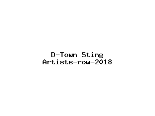  D-Town Sting Artists-row-2018